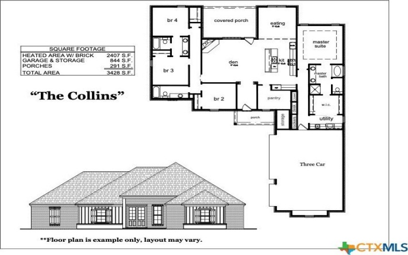 4007 Aerie Street, Salado, TX 76571, 4 Habitaciones Habitaciones , ,3 BañosBaños,Residential,En Venta,4007 Aerie Street,560906