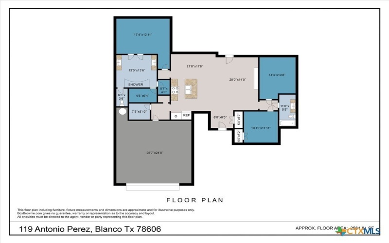 119 Antonio Perez, Blanco, TX 78606, 3 Bedrooms Bedrooms, ,2 BathroomsBathrooms,Residential,For Sale,119 Antonio Perez,563592