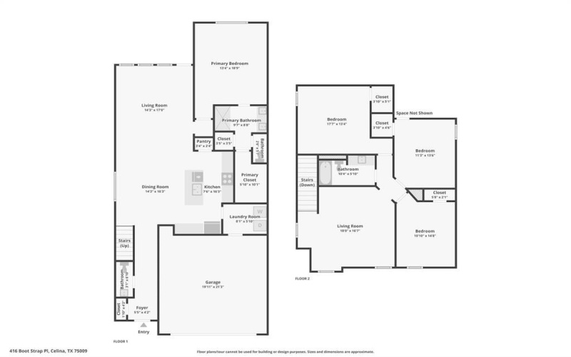 416 Boot Strap Place, Weston, TX 75009, 4 Bedrooms Bedrooms, ,2 BathroomsBathrooms,Residential,For Sale,416 Boot Strap Place,20929193