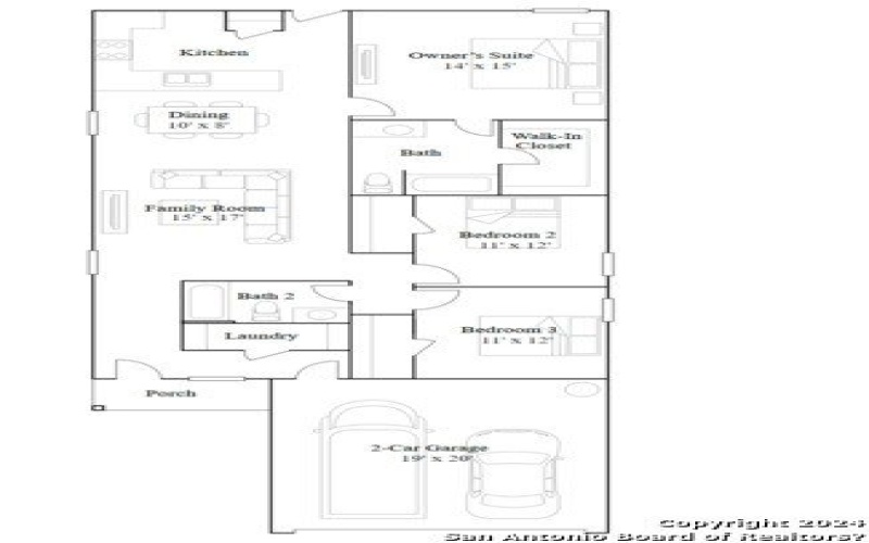 2226 Deer Point, San Antonio, TX 78253, 3 Bedrooms Bedrooms, ,2 BathroomsBathrooms,Residential,For Sale,2226 Deer Point,1856133