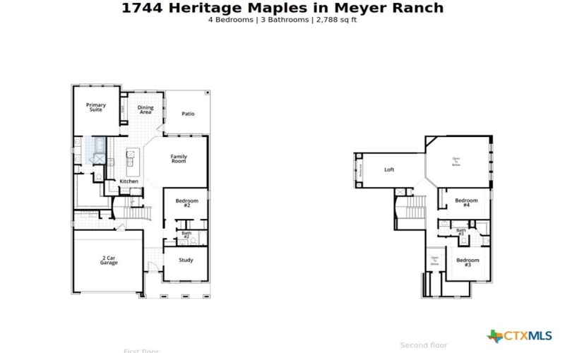 1744 Heritage Maples, New Braunfels, TX 78132, 4 Habitaciones Habitaciones , ,3 BañosBaños,Residential,En Venta,1744 Heritage Maples,579031