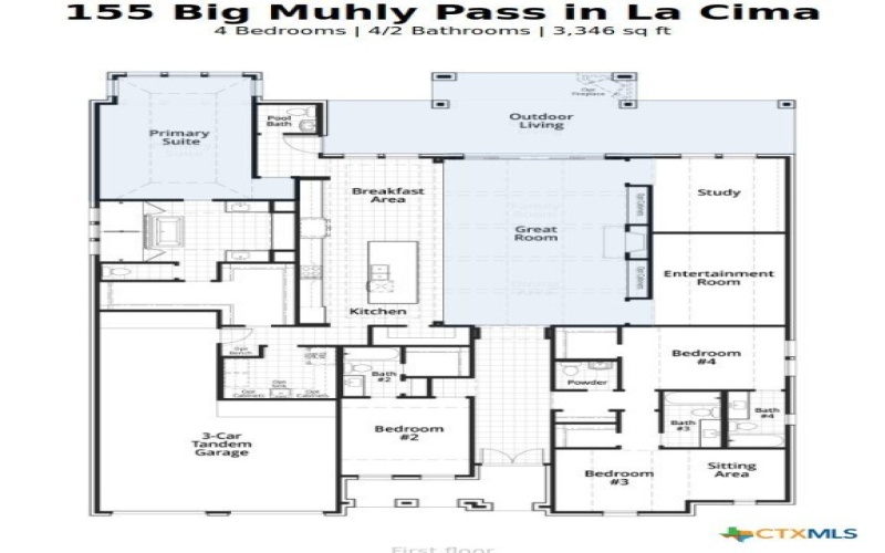 155 Big Muhly Pass, San Marcos, TX 78666, 4 Bedrooms Bedrooms, ,5 BathroomsBathrooms,Residential,For Sale,155 Big Muhly Pass,579081