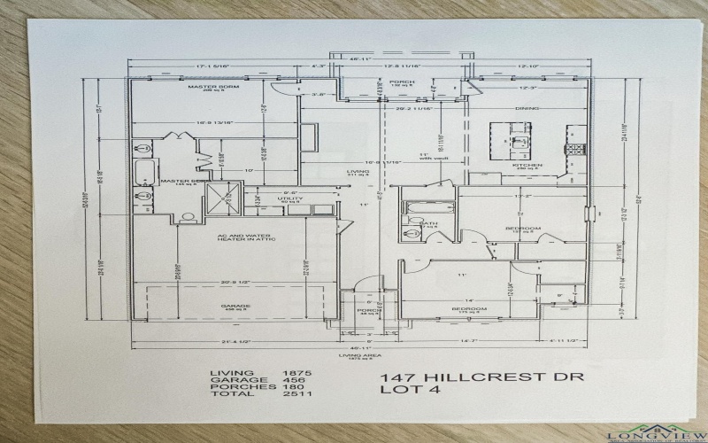 147 HILLCREST DR, Gladewater, TX 75647, 3 Bedrooms Bedrooms, ,2 BathroomsBathrooms,Residential,For Sale,147 HILLCREST DR,20253343