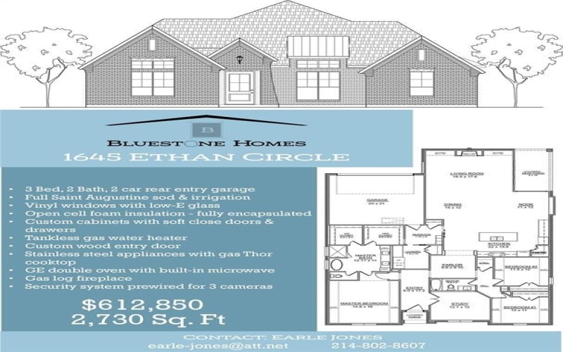 1645 Ethan Circle, Midlothian, TX 76065, 3 Habitaciones Habitaciones , ,2 BañosBaños,Residential,En Venta,1645 Ethan Circle,20871322