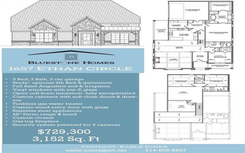 1657 Ethan Circle, Midlothian, TX 76065, 3 Habitaciones Habitaciones , ,3 BañosBaños,Residential,En Venta,1657 Ethan Circle,20871348