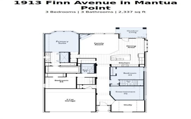 1913 Finn Avenue, Van Alstyne, TX 75495, 3 Bedrooms Bedrooms, ,3 BathroomsBathrooms,Residential,For Sale,1913 Finn Avenue,20889492