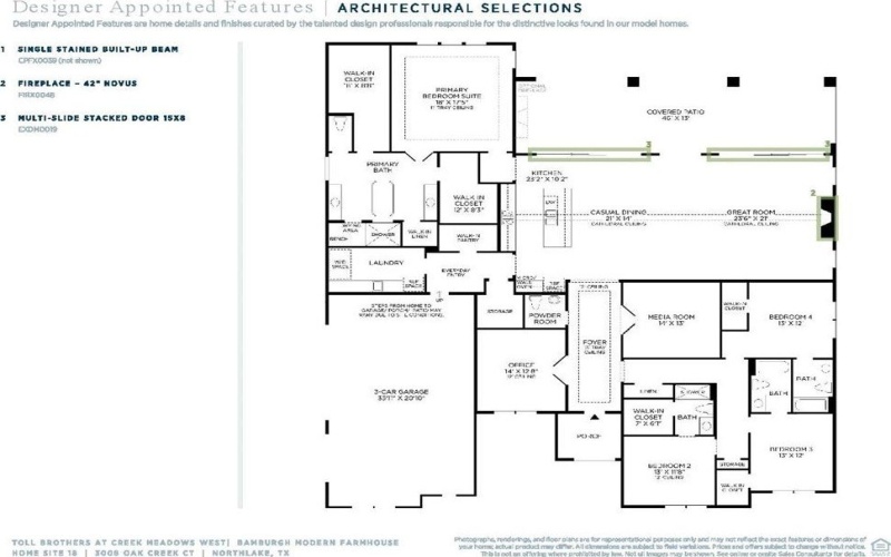 3008 Oak Creek Court, Northlake, TX 76226, 4 Bedrooms Bedrooms, ,5 BathroomsBathrooms,Residential,For Sale,3008 Oak Creek Court,20936716