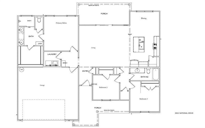 3822 National Drive, Abilene, TX 79602, 3 Bedrooms Bedrooms, ,2 BathroomsBathrooms,Residential,For Sale,3822 National Drive,20830397