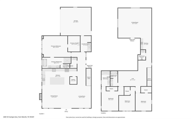 4401 El Campo Avenue, Fort Worth, TX 76107, 4 Bedrooms Bedrooms, ,3 BathroomsBathrooms,Residential,For Sale,4401 El Campo Avenue,20917763