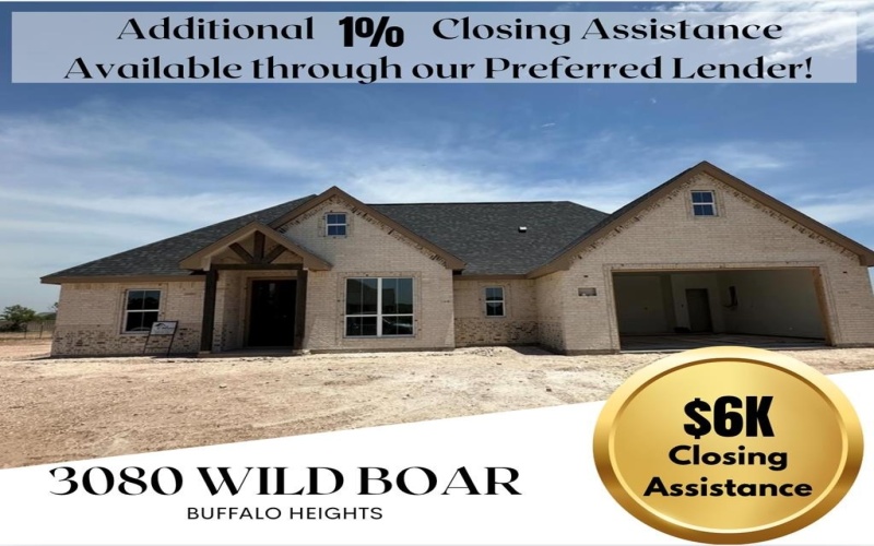 3080 Wild Boar Ct, San Angelo, TX 76901, 4 Bedrooms Bedrooms, ,2 BathroomsBathrooms,Residential,For Sale,3080 Wild Boar Ct,126613
