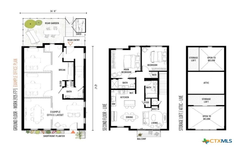 1911 Dutton Drive #B, San Marcos, TX 78666, 2 Habitaciones Habitaciones , ,3 BañosBaños,Residential,En Venta,1911 Dutton Drive,576647