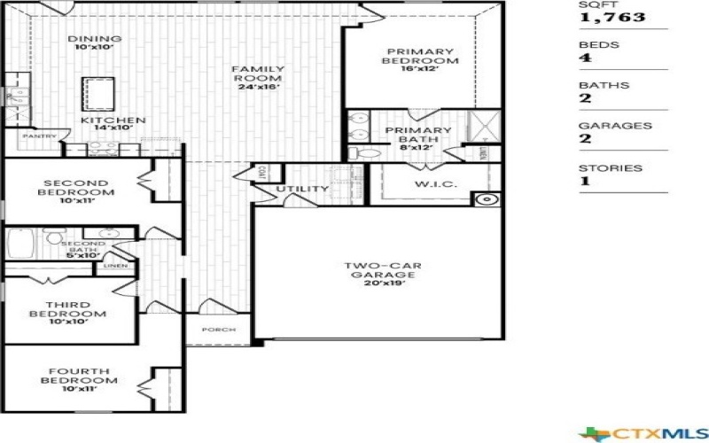 1106 Sky Summit Court, Belton, TX 76513, 4 Bedrooms Bedrooms, ,2 BathroomsBathrooms,Residential,For Sale,1106 Sky Summit Court,580499