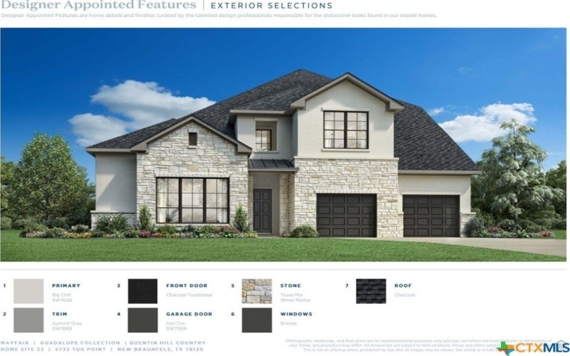 5732 Tug Point, New Braunfels, TX 78130, 4 Bedrooms Bedrooms, ,5 BathroomsBathrooms,Residential,For Sale,5732 Tug Point,580827