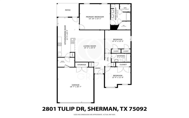 2801 Tulip Drive, Sherman, TX 75092, 3 Bedrooms Bedrooms, ,2 BathroomsBathrooms,Residential Lease,For Rent,2801 Tulip Drive,20927291