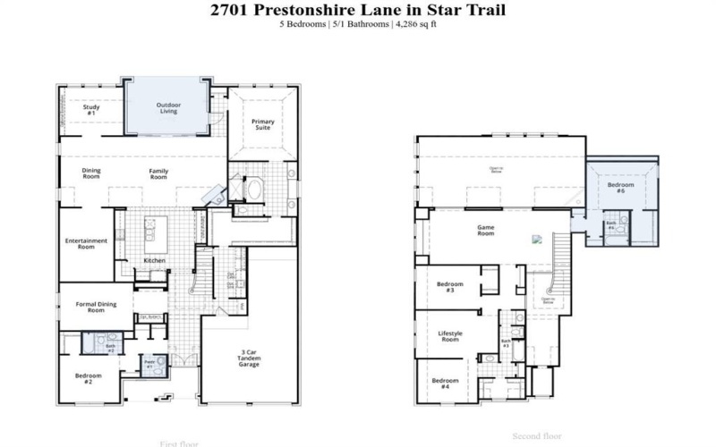 2701 Prestonshire Lane, Prosper, TX 75078, 5 Bedrooms Bedrooms, ,6 BathroomsBathrooms,Residential,For Sale,2701 Prestonshire Lane,20946371