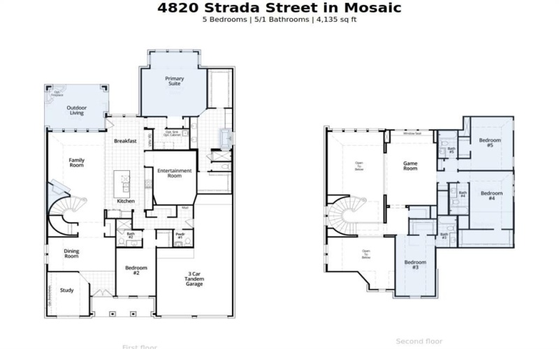 4820 Strada Street, Celina, TX 75078, 5 Bedrooms Bedrooms, ,6 BathroomsBathrooms,Residential,For Sale,4820 Strada Street,20948726
