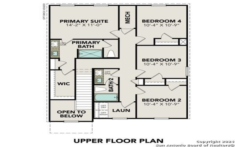 2534 Dry Moss Way, San Antonio, TX 78224, 4 Habitaciones Habitaciones , ,2 BañosBaños,Residential,En Venta,2534 Dry Moss Way,1816319