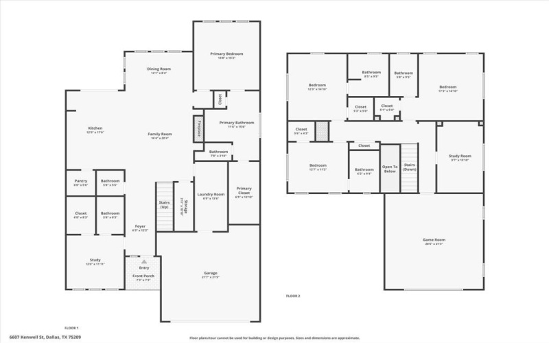 6607 Kenwell Street, Dallas, TX 75209, 5 Bedrooms Bedrooms, ,6 BathroomsBathrooms,Residential,For Sale,6607 Kenwell Street,20950144