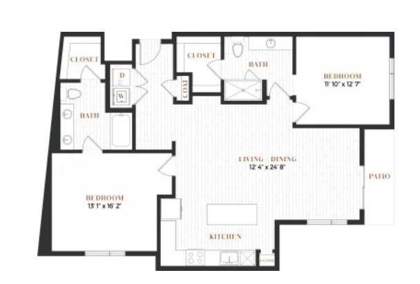 12389 Merit Drive #1222, Dallas, TX 75251, 2 Habitaciones Habitaciones , ,2 BañosBaños,Residential Lease,En Alquiler,12389 Merit Drive,20957637