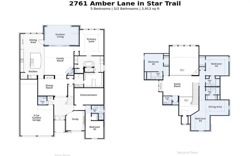 2761 Amber Lane, Prosper, TX 75078, 5 Habitaciones Habitaciones , ,6 BañosBaños,Residential,En Venta,2761 Amber Lane,20960332