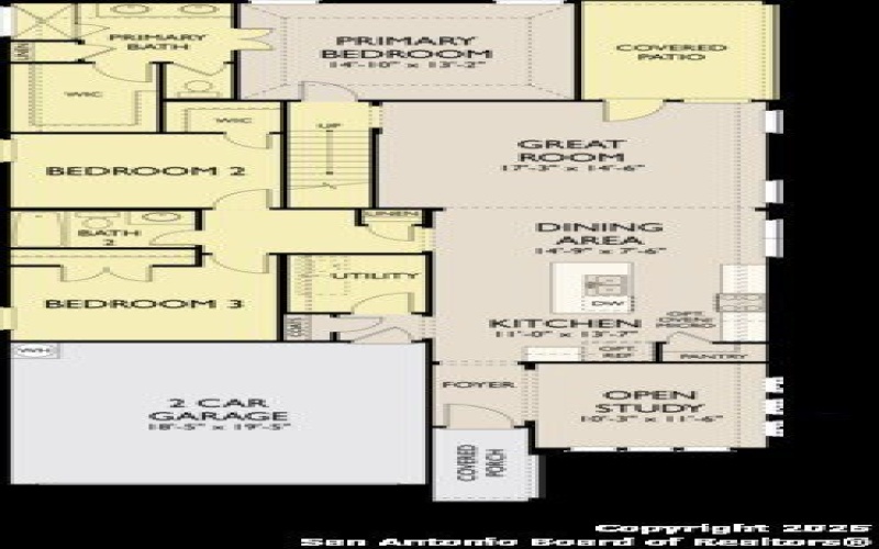 1414 Lockett Falls, San Antonio, TX 78245, 3 Habitaciones Habitaciones , ,2 BañosBaños,Residential,En Venta,1414 Lockett Falls,1873322
