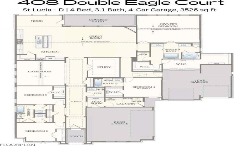 408 Double Eagle Court, Heath, TX 75032, 4 Habitaciones Habitaciones , ,3 BañosBaños,Residential,En Venta,408 Double Eagle Court,20961626