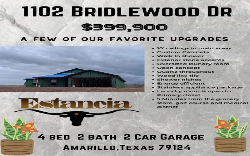 1102 Bridlewood Drive, Amarillo, TX 79124, 4 Bedrooms Bedrooms, ,2 BathroomsBathrooms,Residential,For Sale,1102 Bridlewood Drive,25-3395