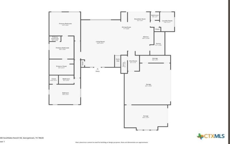 1000 Southlake Ranch Road, Georgetown, TX 78628, 6 Bedrooms Bedrooms, ,5 BathroomsBathrooms,Residential,For Sale,1000 Southlake Ranch Road,582612