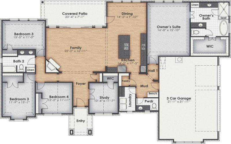 421 Mah Cheta, Aledo, TX 76008, 4 Habitaciones Habitaciones , ,2 BañosBaños,Residential,En Venta,421 Mah Cheta,20963701