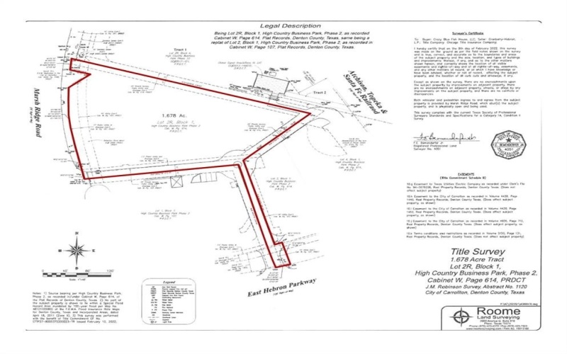 Tbd 2 Marsh Ridge Road, Carrollton, TX 75010, ,Commercial Sale,For Sale,Tbd 2 Marsh Ridge Road,20971817