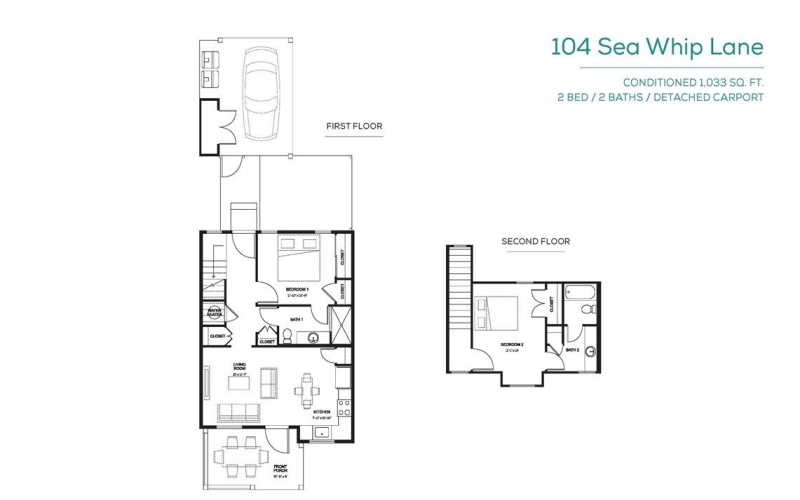 104 Sea Whip Lane, Port Aransas, TX 78373, 2 Habitaciones Habitaciones , ,2 BañosBaños,Residential,En Venta,104 Sea Whip Lane,448021