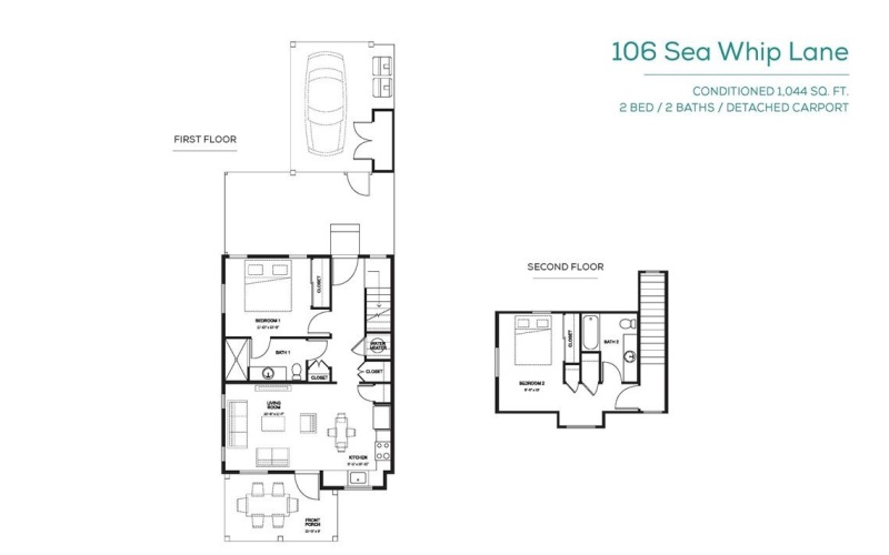 106 Sea Whip Lane, Port Aransas, TX 78373, 2 Habitaciones Habitaciones , ,2 BañosBaños,Residential,En Venta,106 Sea Whip Lane,448023