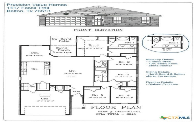 1417 Fossil Trail, Belton, TX 76513, 5 Habitaciones Habitaciones , ,2 BañosBaños,Residential,En Venta,1417 Fossil Trail,584144
