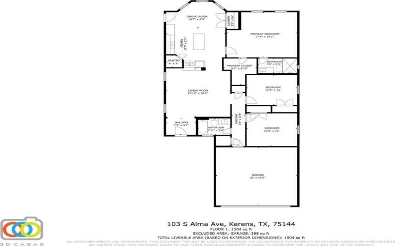 103 S Alma Avenue, Kerens, TX 75144, 3 Bedrooms Bedrooms, ,2 BathroomsBathrooms,Residential,For Sale,103 S Alma Avenue,20970574