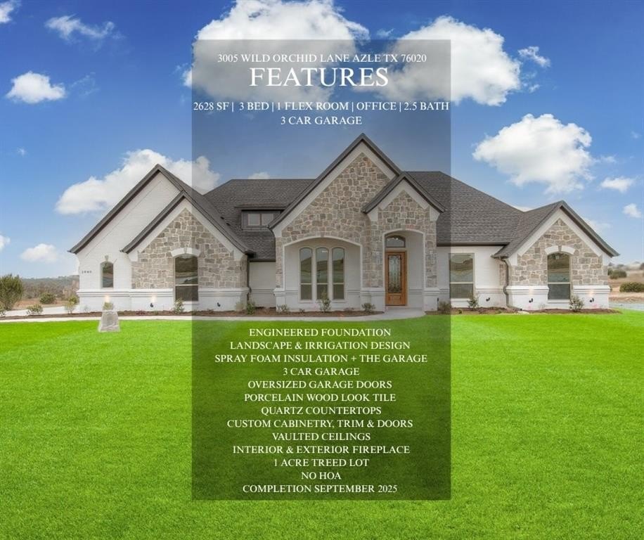 3005 Wild Orchid Lane, Azle, TX 76020, 4 Bedrooms Bedrooms, ,2 BathroomsBathrooms,Residential,For Sale,3005 Wild Orchid Lane,20979292