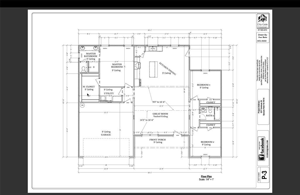 2217 ANDOVER Street, Sansom Park, TX 76114, 3 Habitaciones Habitaciones , ,2 BañosBaños,Residential,En Venta,2217 ANDOVER Street,20939846