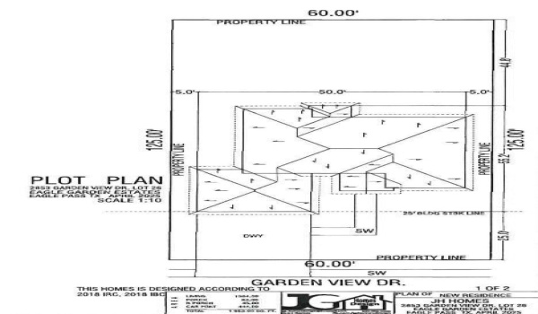 2853 Garden View Drive, Eagle Pass, TX 78852, 3 Bedrooms Bedrooms, ,2 BathroomsBathrooms,Residential,For Sale,2853 Garden View Drive,81196