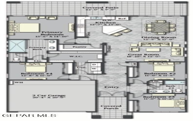 12929 Powik Drive, El Paso, TX 79928, 4 Habitaciones Habitaciones , ,1 BañoBaños,Residential,En Venta,12929 Powik Drive,900457