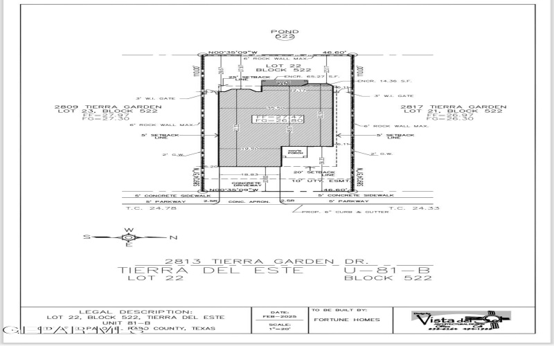 2813 Tierra Garden Drive, El Paso, TX 79938, 3 Bedrooms Bedrooms, ,2 BathroomsBathrooms,Residential,For Sale,2813 Tierra Garden Drive,905180