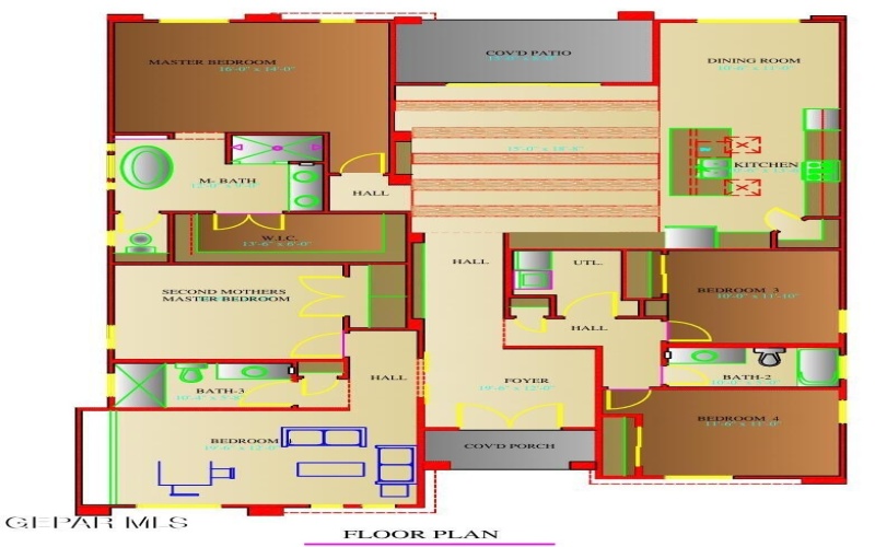 2332 Mike Price Drive, El Paso, TX 79938, 4 Habitaciones Habitaciones , ,3 BañosBaños,Residential,En Venta,2332 Mike Price Drive,910282