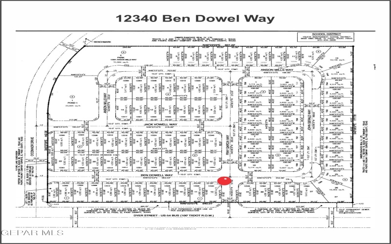 12340 Ben Dowell Way, El Paso, TX 79934, 3 Habitaciones Habitaciones , ,1 BañoBaños,Residential,En Venta,12340 Ben Dowell Way,910537