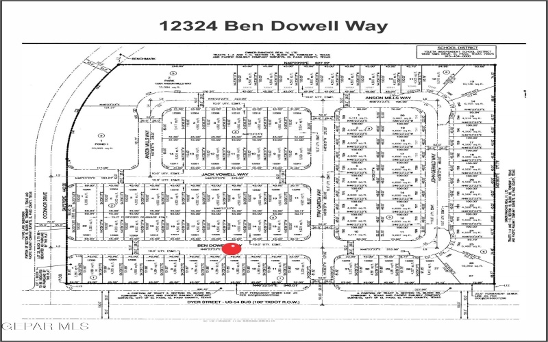 12324 Ben Dowell Way, El Paso, TX 79934, 4 Bedrooms Bedrooms, ,1 BathroomBathrooms,Residential,For Sale,12324 Ben Dowell Way,910542