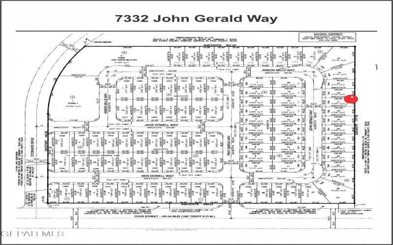 7332 John Gerald Way, El Paso, TX 79934, 3 Bedrooms Bedrooms, ,1 BathroomBathrooms,Residential,For Sale,7332 John Gerald Way,910544