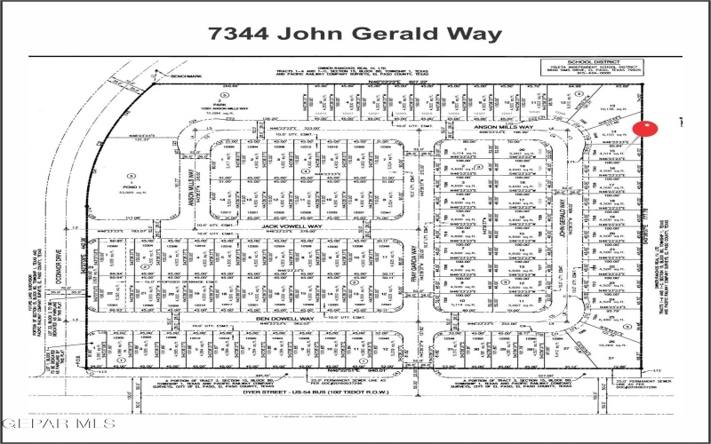 7344 John Gerald Way, El Paso, TX 79934, 3 Bedrooms Bedrooms, ,1 BathroomBathrooms,Residential,For Sale,7344 John Gerald Way,910547