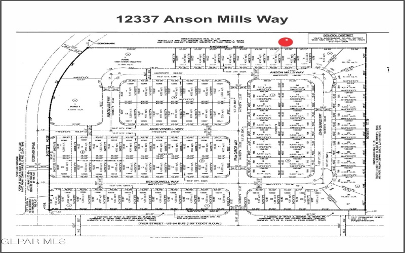 12337 Anson Mills Way, El Paso, TX 79934, 3 Bedrooms Bedrooms, ,1 BathroomBathrooms,Residential,For Sale,12337 Anson Mills Way,910548