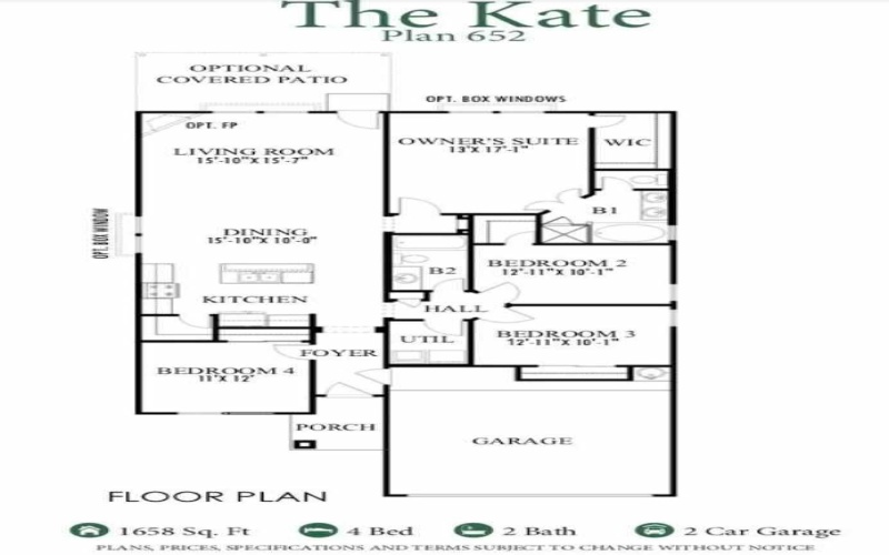 1325 Indigo Sky Street, El Paso, TX 79928, 4 Habitaciones Habitaciones , ,2 BañosBaños,Residential,En Venta,1325 Indigo Sky Street,915465