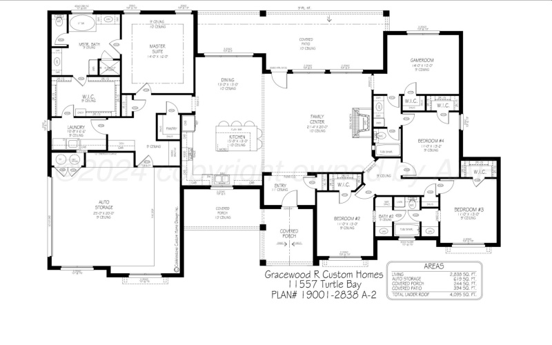 11609 Turtle Bay Drive, Amarillo, TX 79119, 4 Bedrooms Bedrooms, ,3 BathroomsBathrooms,Residential,For Sale,11609 Turtle Bay Drive,24-9647