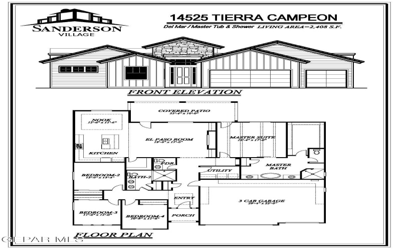 14525 Tierra Campeon, El Paso, TX 79938, 4 Bedrooms Bedrooms, ,2 BathroomsBathrooms,Residential,For Sale,14525 Tierra Campeon,917022