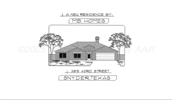 3815 43rd Street, Snyder, TX 79549, 3 Bedrooms Bedrooms, ,2 BathroomsBathrooms,Residential,For Sale,3815 43rd Street,25-1777