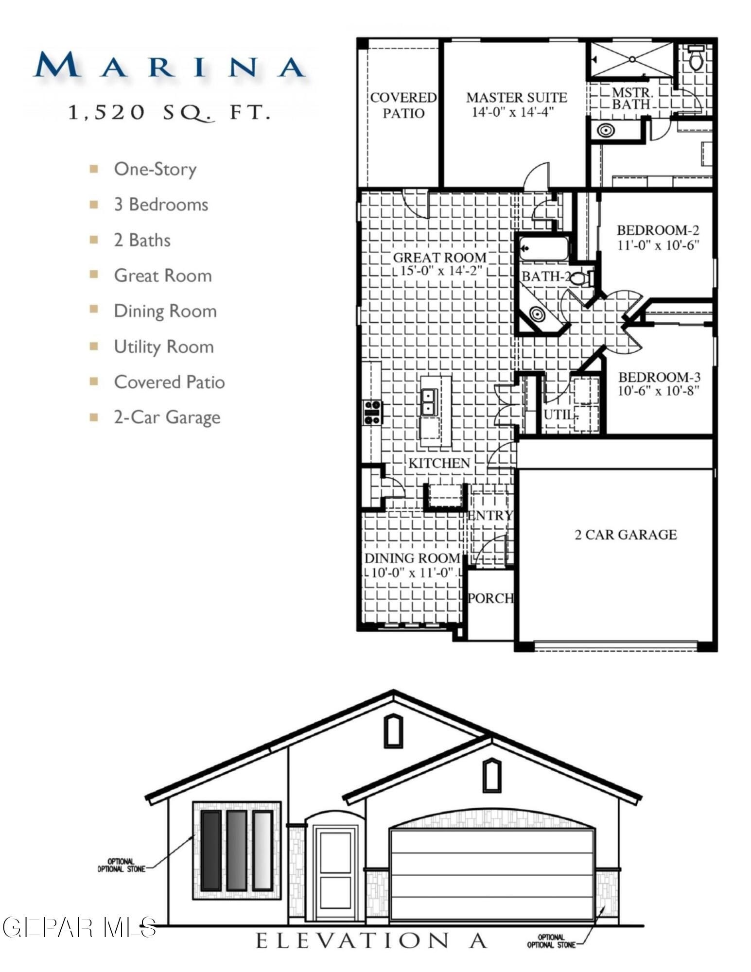 15217 Apex Court, El Paso, TX 79938, 3 Habitaciones Habitaciones , ,1 BañoBaños,Residential,En Venta,15217 Apex Court,921317